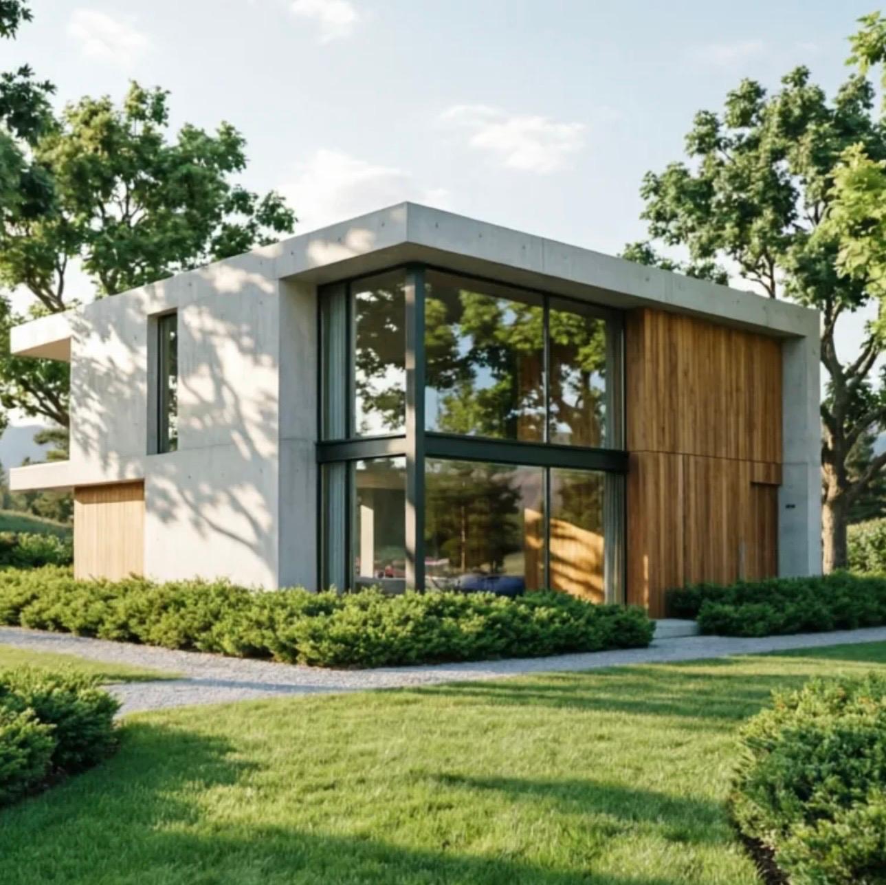Casa contemporánea de estilo minimalista