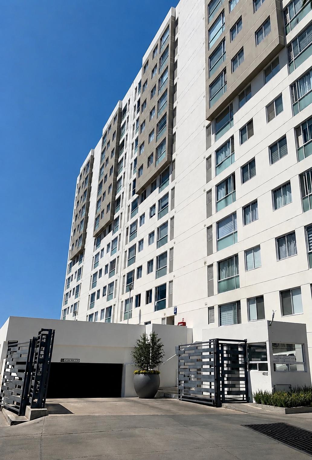 Fachada de edificio residencial contemporáneo